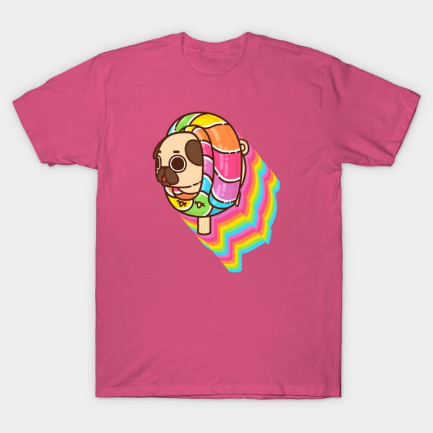 Lolli Rainbow T-Shirt by Puglie Pug 